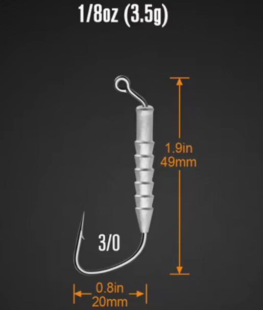 1/8 oz Hover Jig 5 Pack